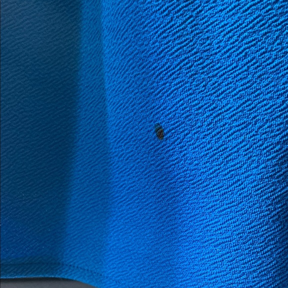 Jules & Leopold Blue Pleated Tank Top - Picture 2 of 5